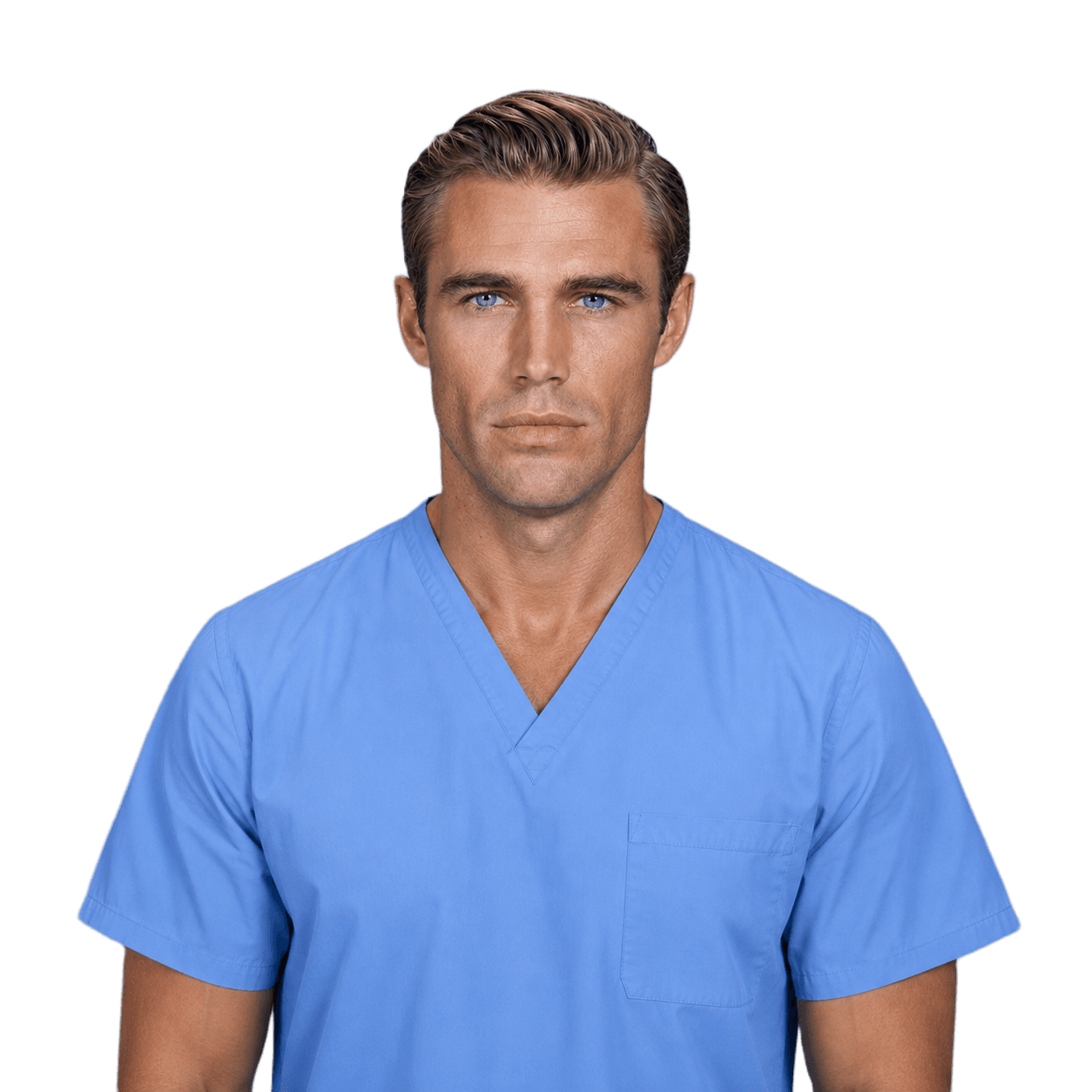 Male protocol after portrait used as a dimorphism reference