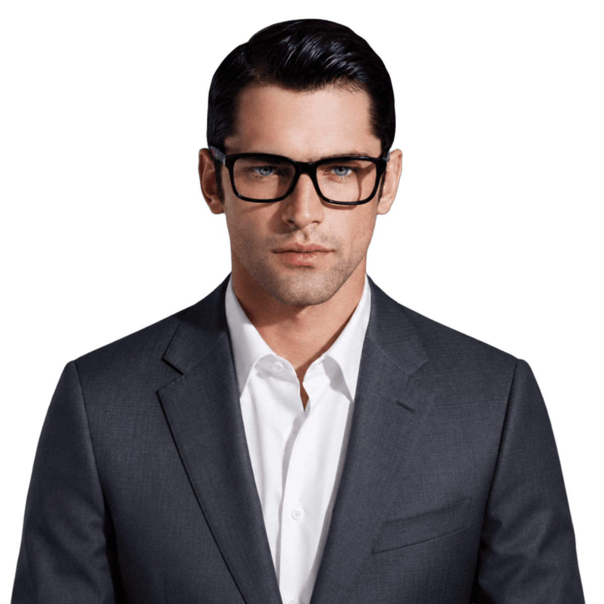 Front-facing facial feature analysis