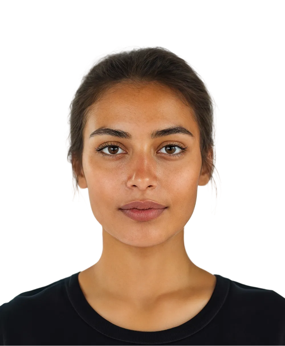 Woman transformation after