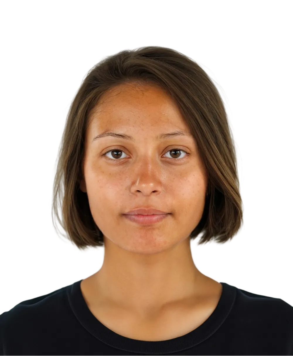 Woman transformation before